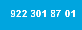 922 301 87 01 922 301 87 01
